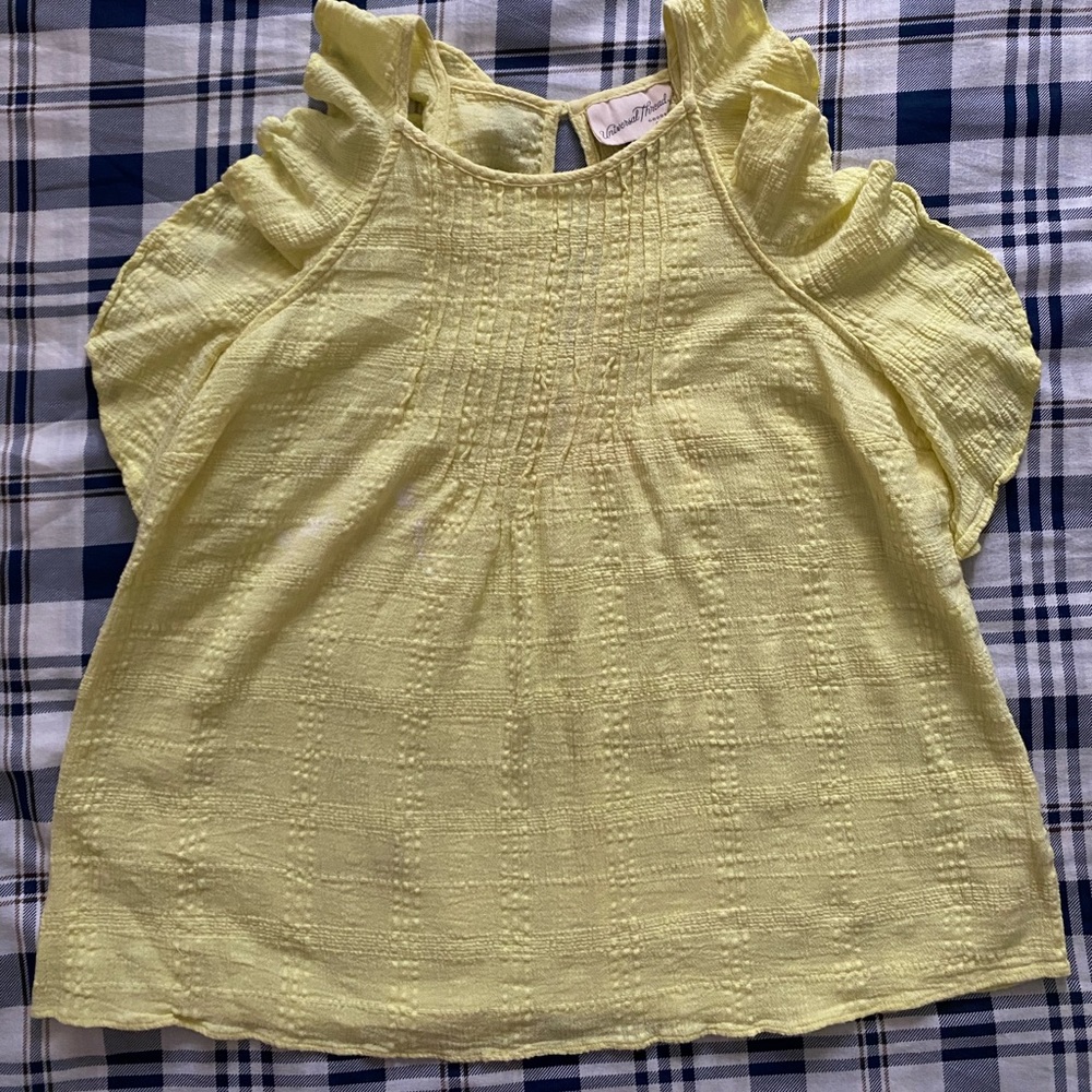 Yellow blouse
